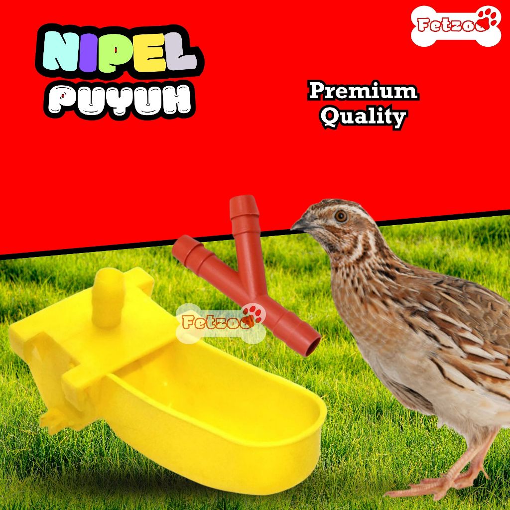 Nipel Nipple NIPLE Nepel Puyuh Ayam Tempat Minum Puyuh P2 FETZOO