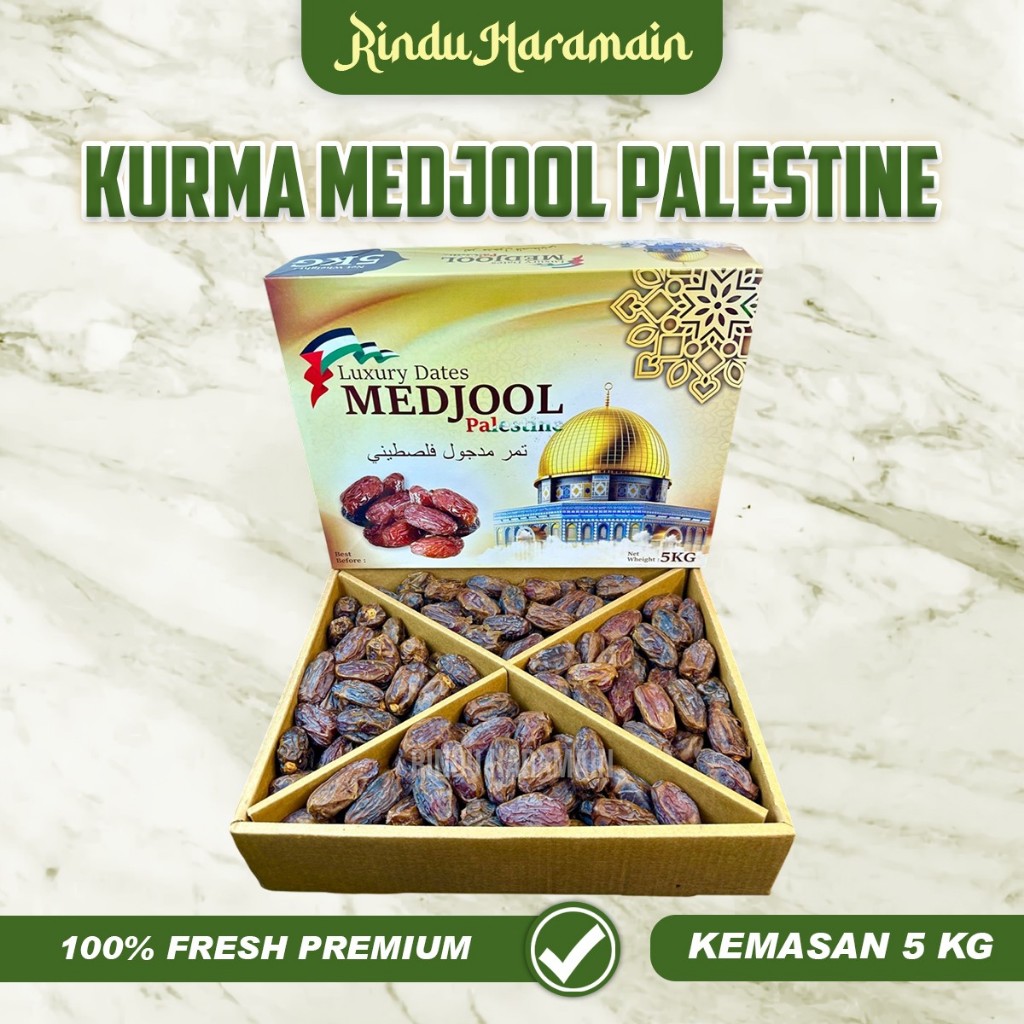 

Rindu Haramain - Kurma Medjool Palestine Dates 5kg Premium Quality