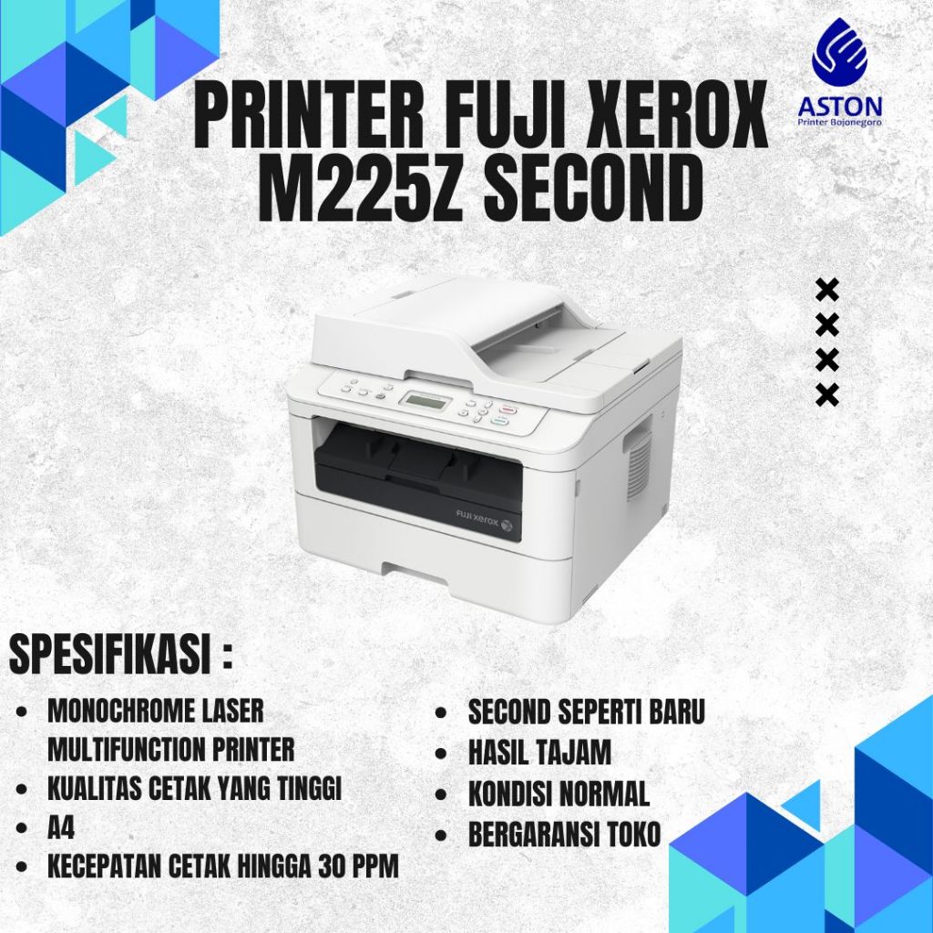 PRINTER FUJI XEROX M225Z FOTO COPY MINI SECOND