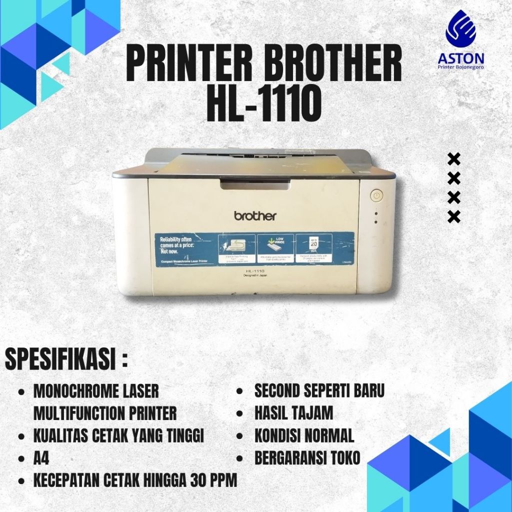 PRINTER LASER MONOKROM BROTHER HL-1110 SECOND