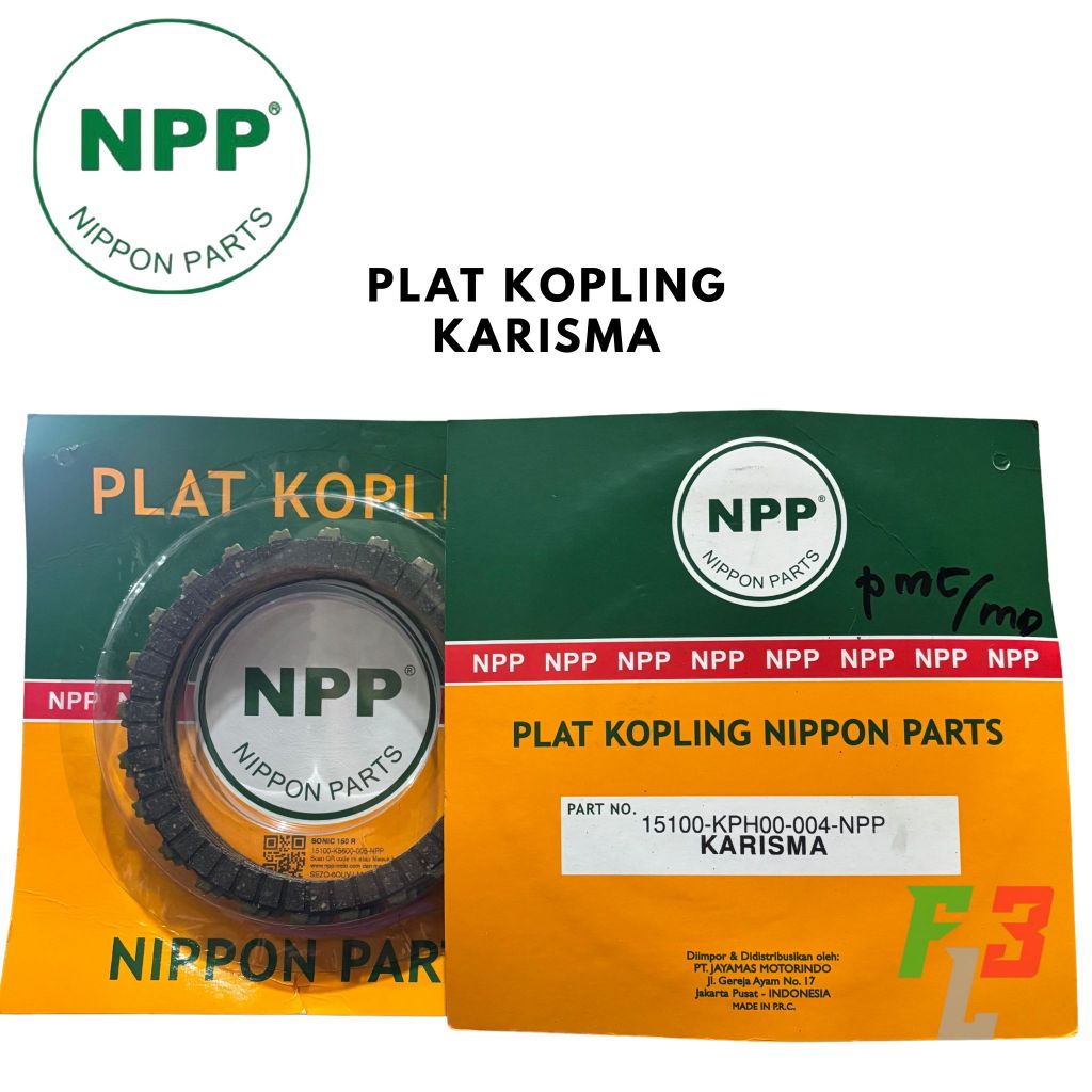 PLAT KOPLING KARISMA NPP ORIGINAL