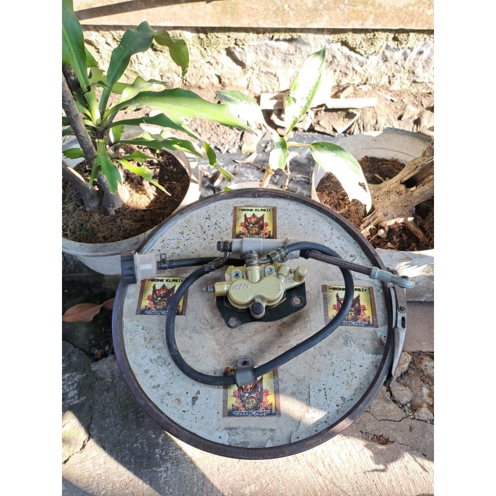 kaliper cakram belakang satria 2 tak hiu lscm lumba ru r 120 ORIGINAL NISSIN kaliper rem suzuki satr