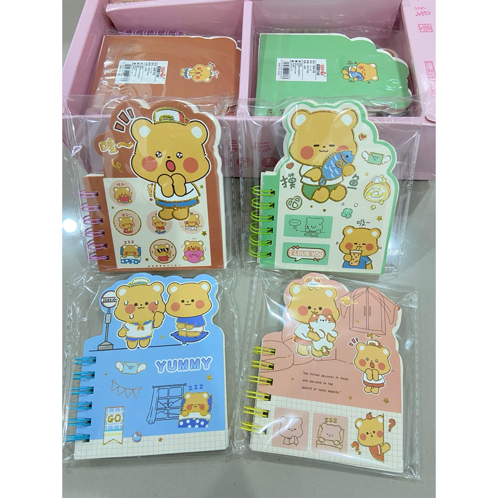 Buku Pocket Notepad BUKU SAKU Ring DIARY KECIL ANAK - Buku Catatan Lucu