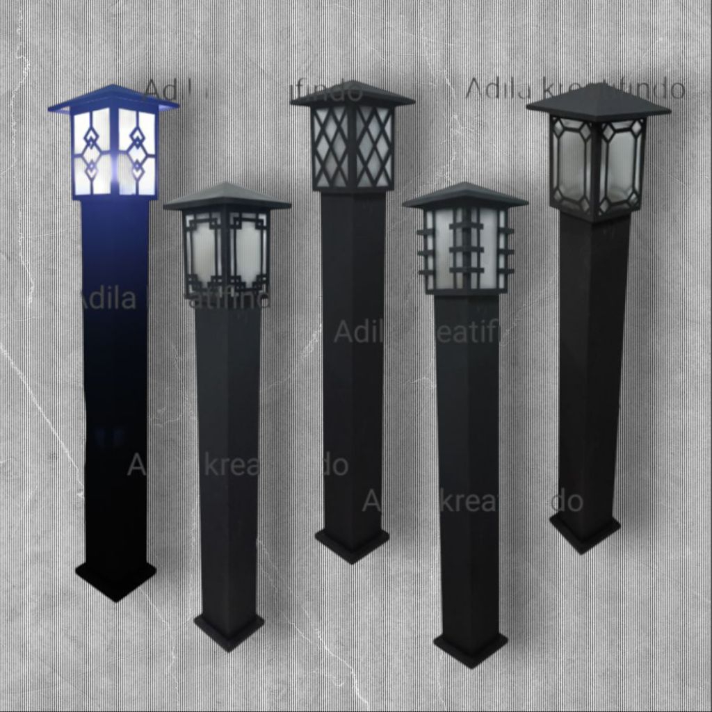 Lampu OUTDOOR taman minimalis : lampu Taman bukan solar rumah lampu minimalis