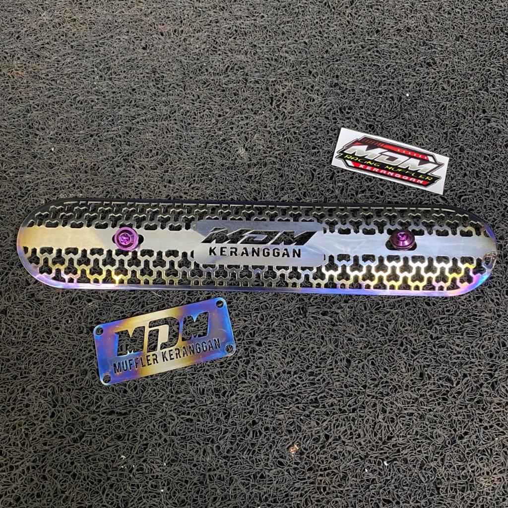 TAMENG KNALPOT VARIO BEAT PELANGI MDM KERANGGAN UNTUK MOTOR VARIO / BEAT / AEROX / NMAX /  ALL MATIC