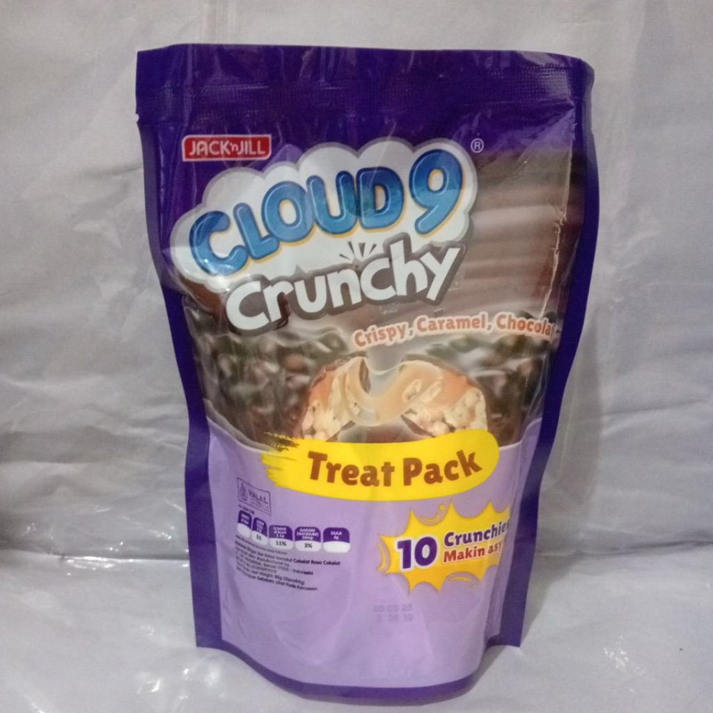 

Cloud9 Crunchy Crispy Caramel Chocolate Treat Pack Isi 10