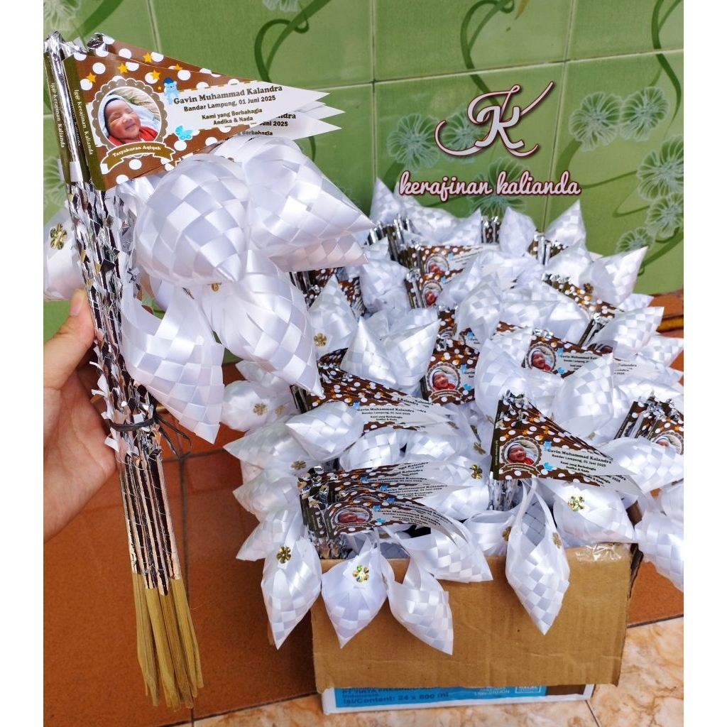 bendera aqiqah tasyakuran marhaban bayi