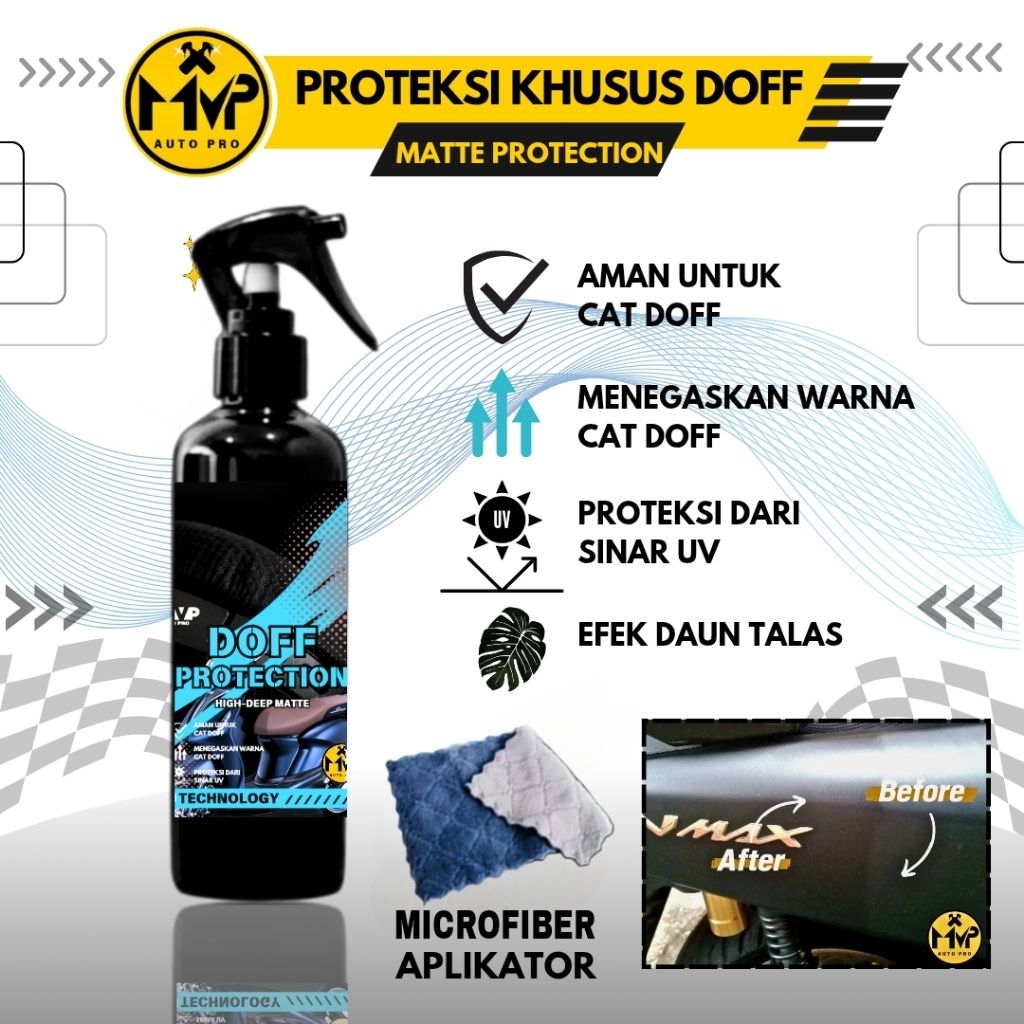 MVP Doff Matte Protection | Perawatan Motor Cat Body Doff Helm Doff Mobil Cat Doff Matte