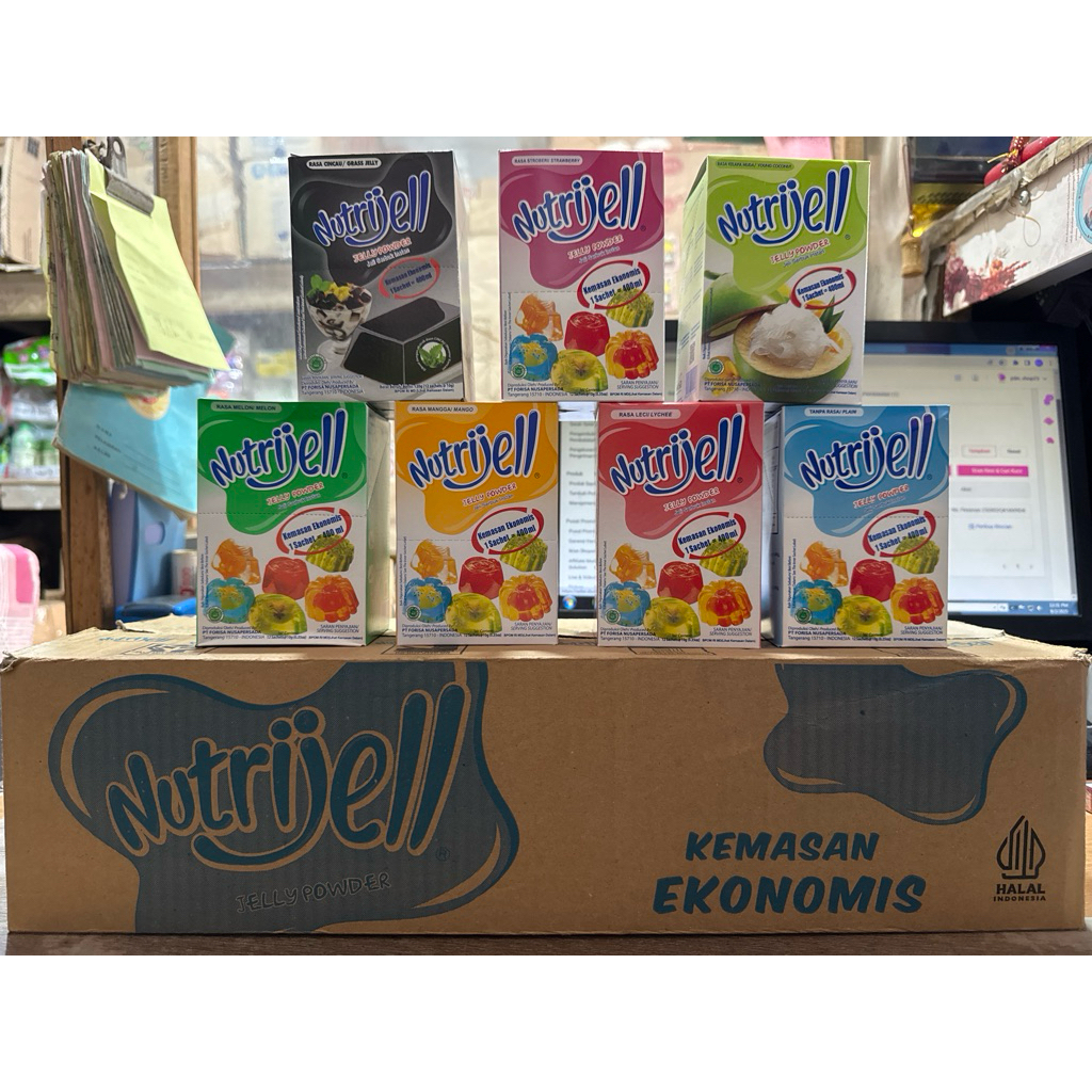 

NutriJell Ekonomis 10g @ 12x12=144 sachet / 1 dus