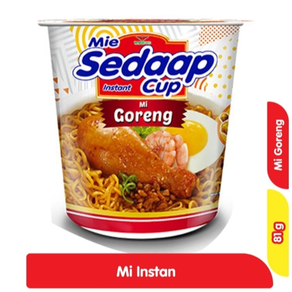 

Sedaap Mie Instan Cup Mi Goreng 81 g