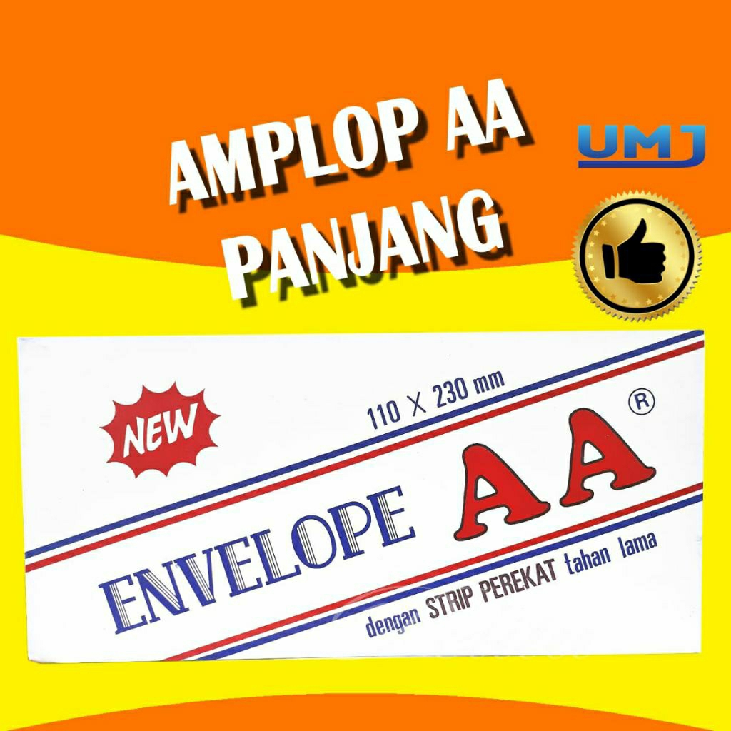 

amplop AA panjang 110x230mm