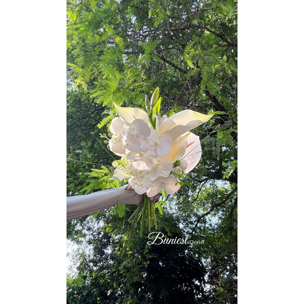 Handbouquet Calla Lily Jumbo || Buket Wedding | Artificial buket | hand buket Tangerang