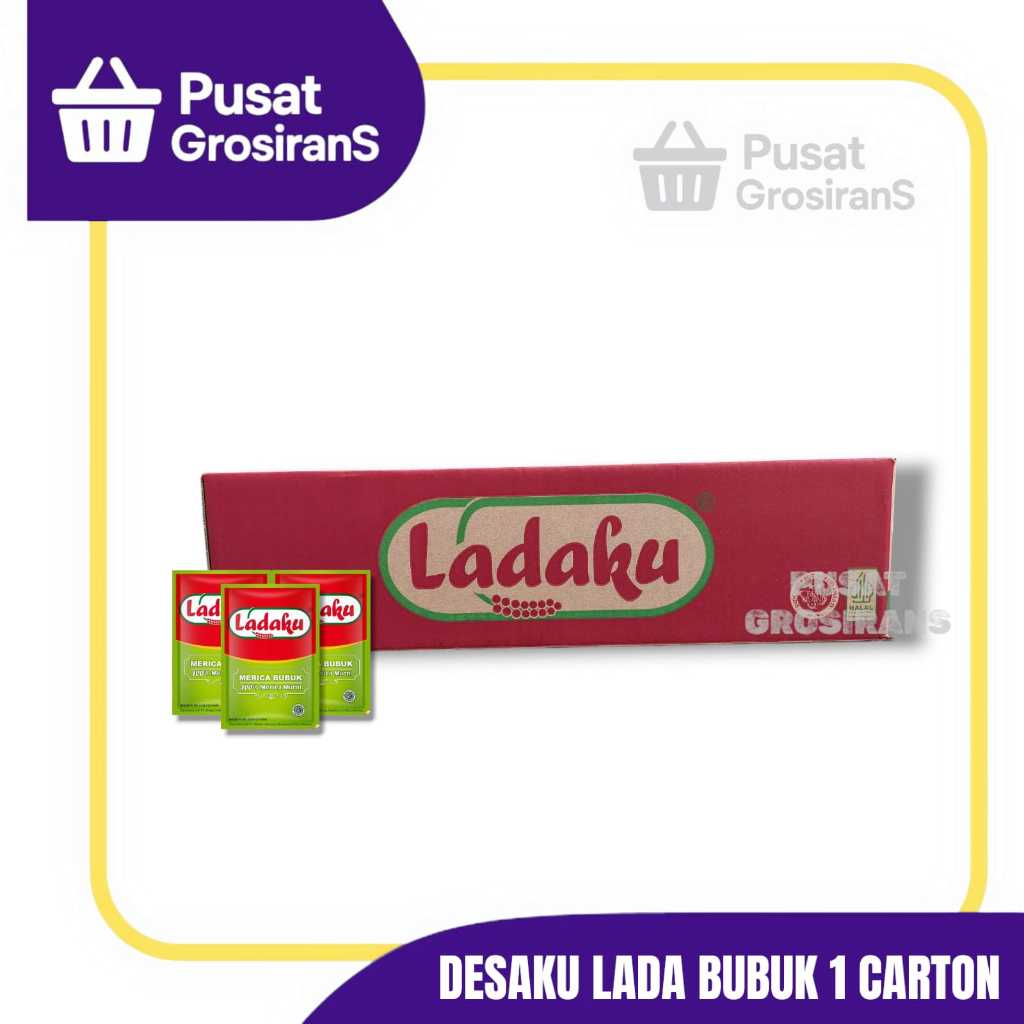 

Ladaku Merica Bubuk 1 Karton Isi 48 Renceng x 12 Sachet