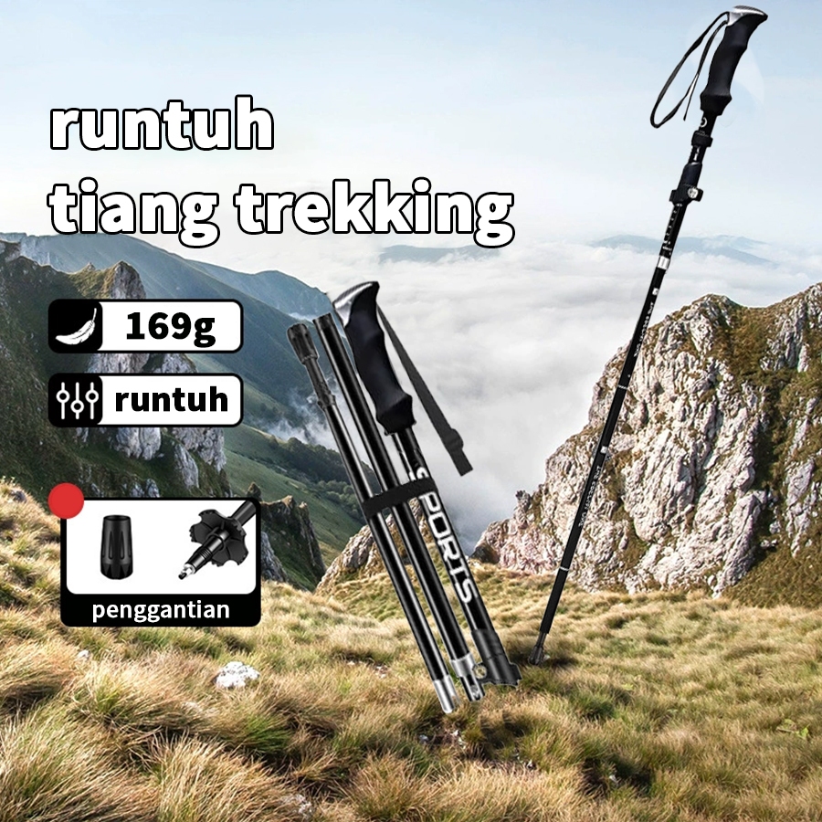 Matougui tracking pole/tongkat trekking/Tongkat Gunung/hydropack hiking/peralatan gunung