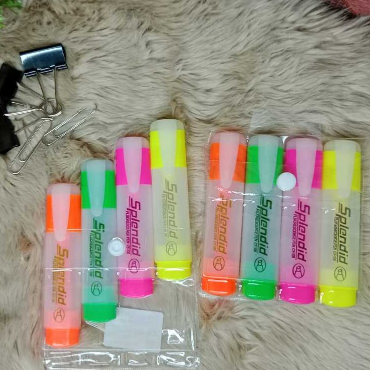 

ONE SET HIGHLIGHTER SPLENDID FLUORESCENCE PEN VY-100A [2002534]