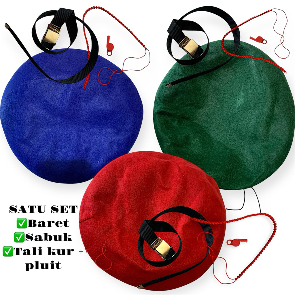 SATU SET BARET PROFESI ANAK TK TNI AU / BARET PROFESI ANAK TK TNI AD