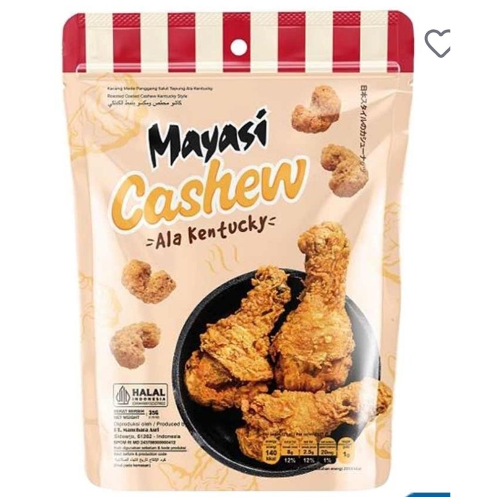 

mayasi cashew apa kentaky kacang mete 35g
