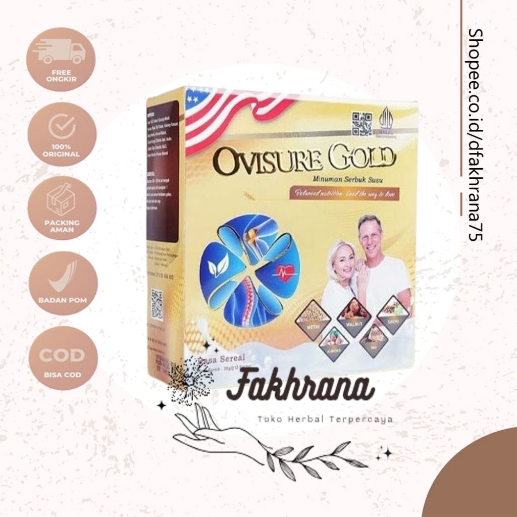 

OVISURE GOLD ASLI SUSU HERBAL DIABETES & KENCING MANIS KEMASAN TERBARU
