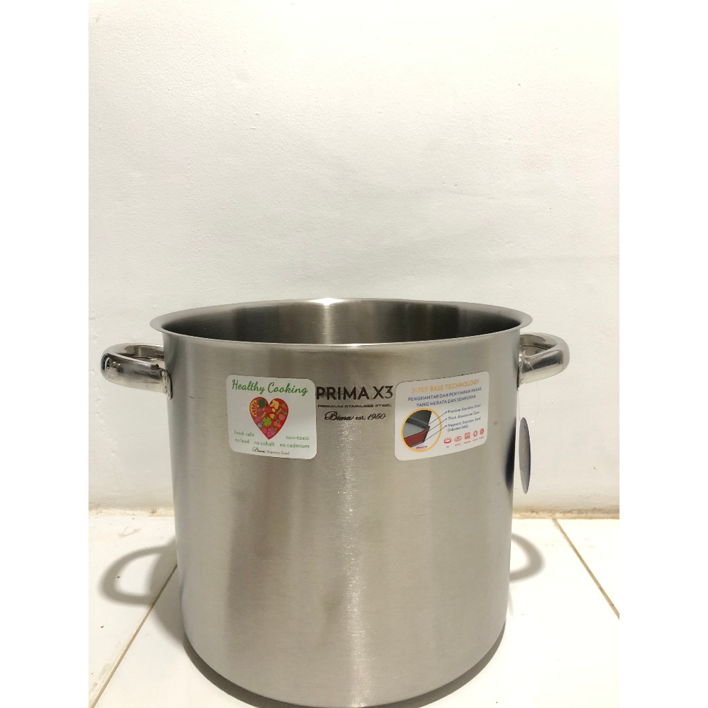 STOCK POT BIMA PRIMA X3 28CM (BODY ONLY)