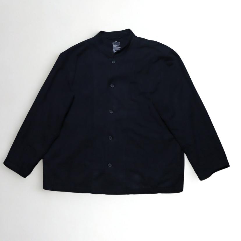Muji Stand Collar Shirt Jacket Navy – Size XL (Original Second)