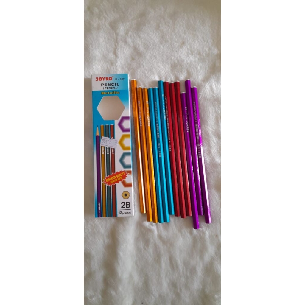 

Pensil 2B Joyko P 107 Metalic
