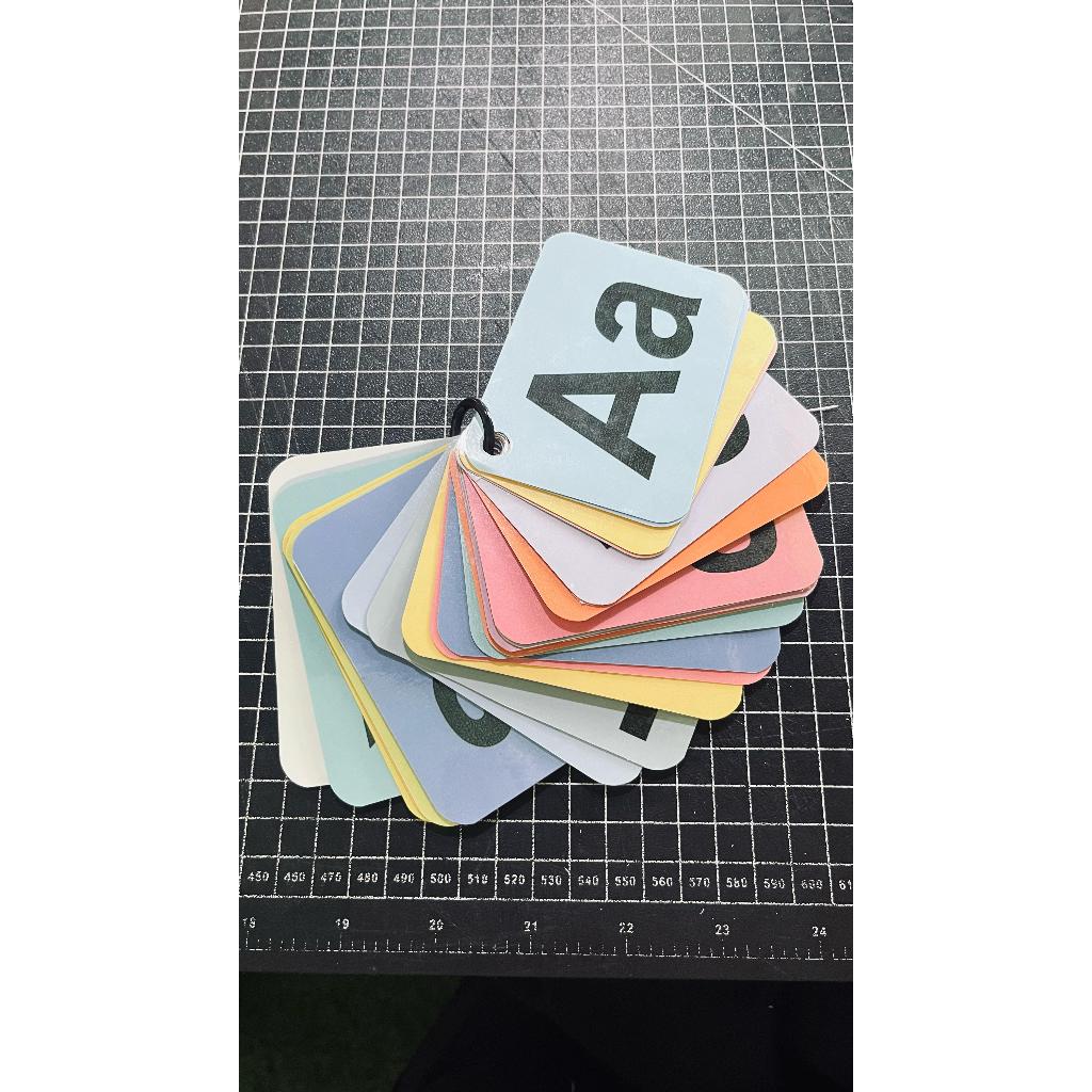 Flashcard Huruf Abjad Huruf besar dan huruf kecil