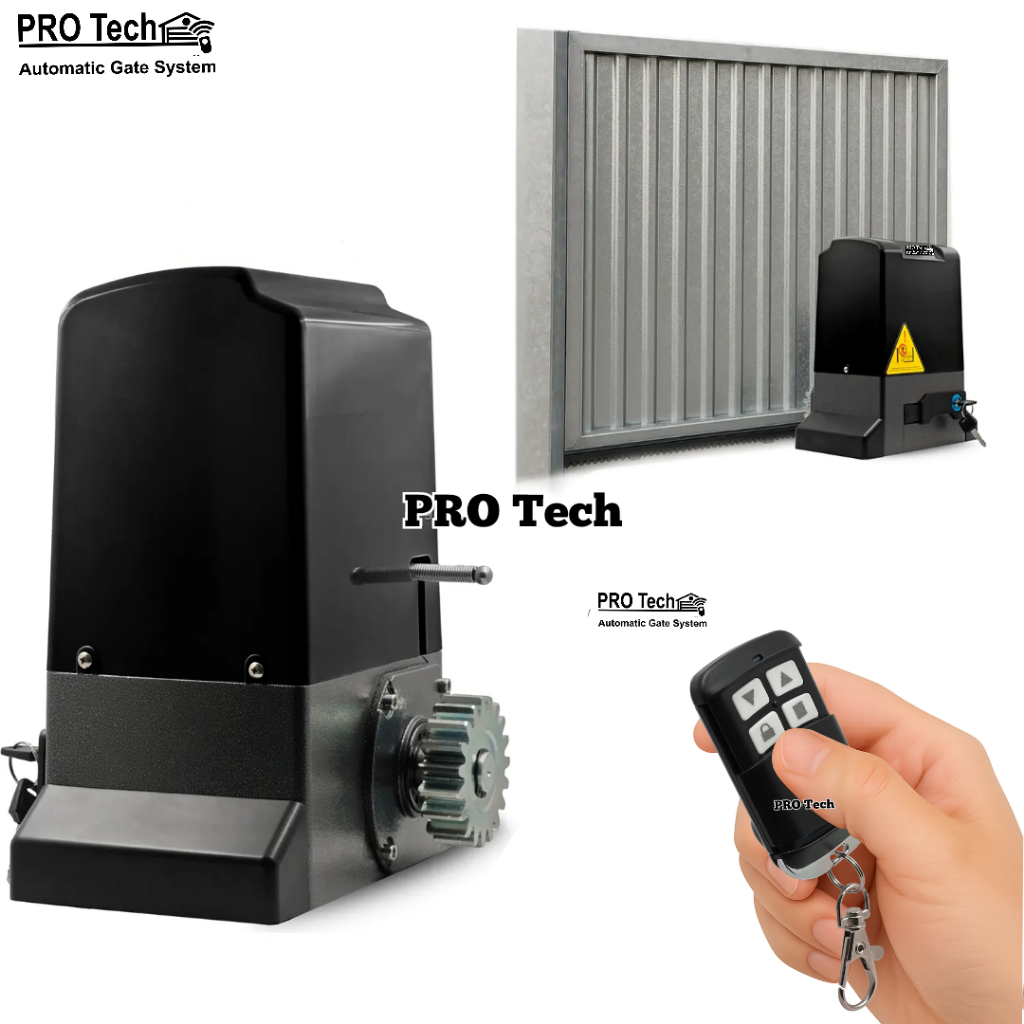 PRO Tech Mesin Pintu Sliding Gerbang Otomatis 1200kg