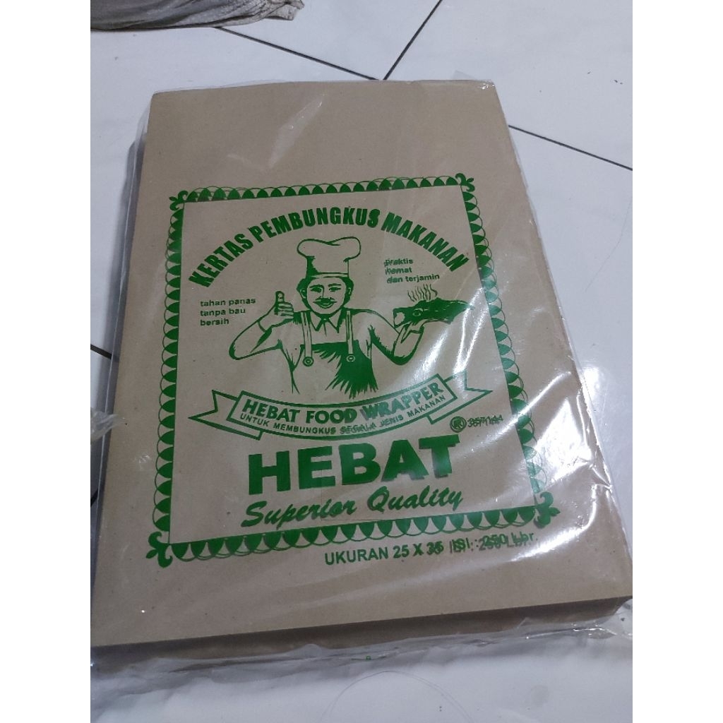 Hebat kotak kecil/Kertas Nasi Hebat/Hebat Hijau Kotak/Kertas Nasi Murah/Kertas Bungkus Nasi Murah/Bu