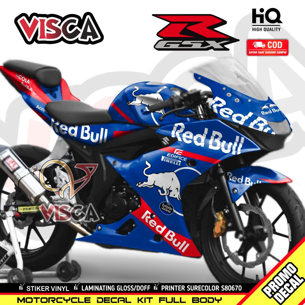 Decal Gsx R150 Full Body Stiker Gsx R150 Full Body Decal Gsx 150 Full Body Striping Gsx R150 Full Bo