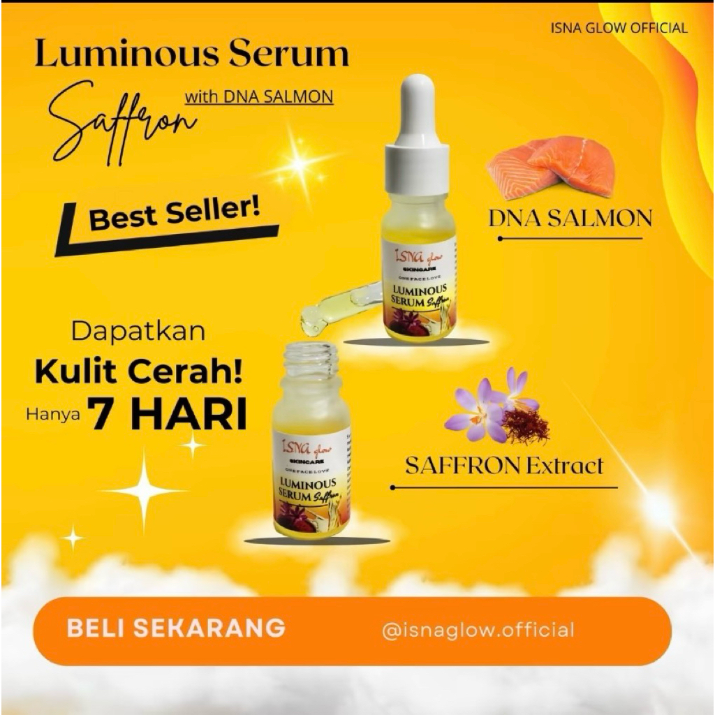 Serum Luminouse Saffron By ISNA GLOW