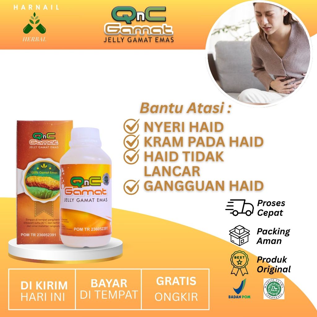 Obat Untuk Nyeri Haid Kram Pada Haid Haid Tidak Lancar Gangguan Haid Dengan Qnc Jelly Gamat Emas Asl