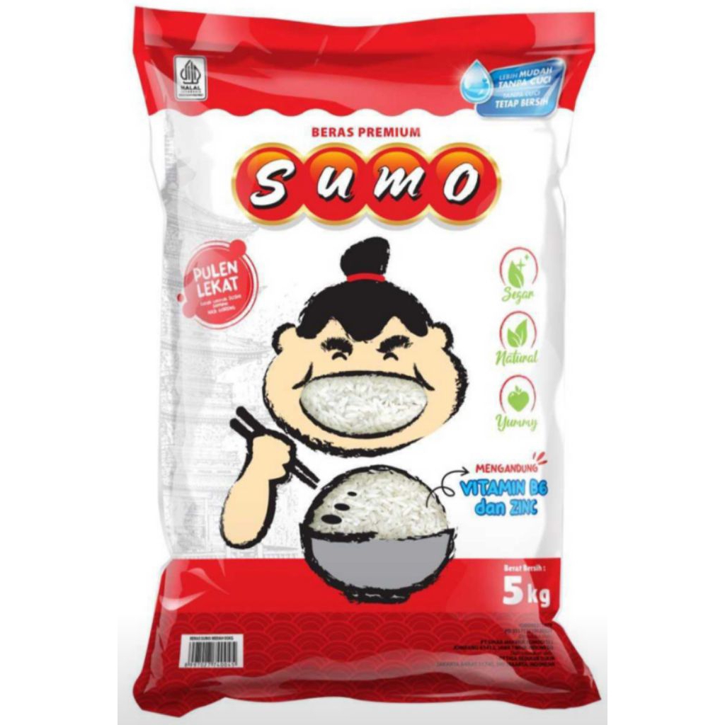 

Beras Sumo packing Merah 5 KG