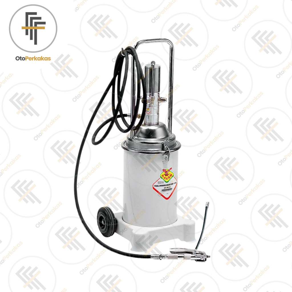 Raasm Penyemak Minyak Pneumatik 68213 dengan Tangki 13 kg dan Pompa R 50:1 Kapasiti 1000 g/min Tekan