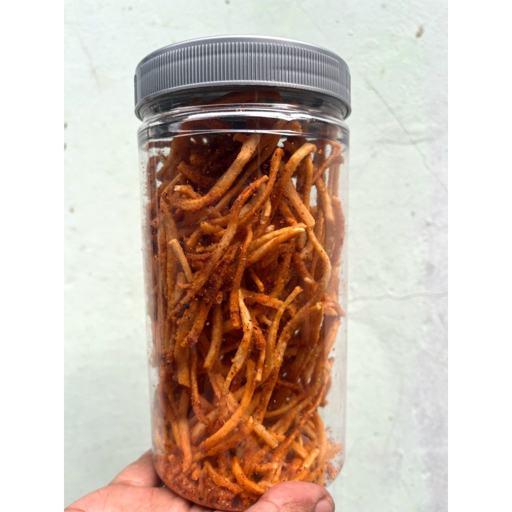 

(TOPLES)sistik mie kemasan 1000ml pedas gurih mantul ngliler bumbu melimpah