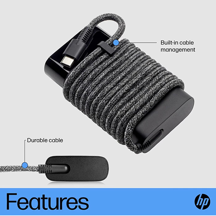 Charger Laptop HP 65W USB-C Notebook Adaptor