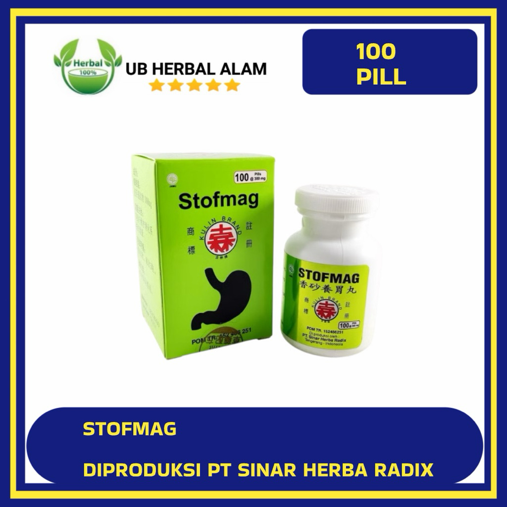 Stofmag xiangsha yangwei wan (kulin brand) maag lambung pencernaan BPOM ORIGINAL STOFMAG