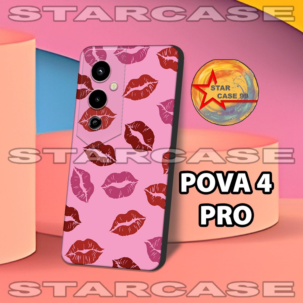 Softcase karet tecno pova 4 pro/S34/Motif cewek/casing tecno pova 4 pro/case hp tecno pova 4 pro