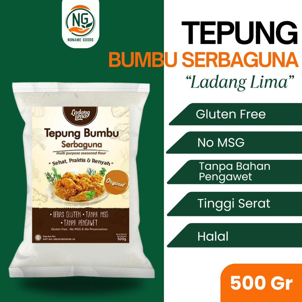 

TEPUNG BUMBU SERBAGUNA LADANG LIMA 500 GR