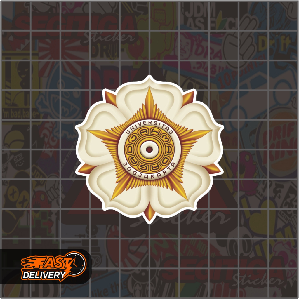 

Sticker Universitas UGM Gadjah Mada Ukuran 5 x 5 Cm