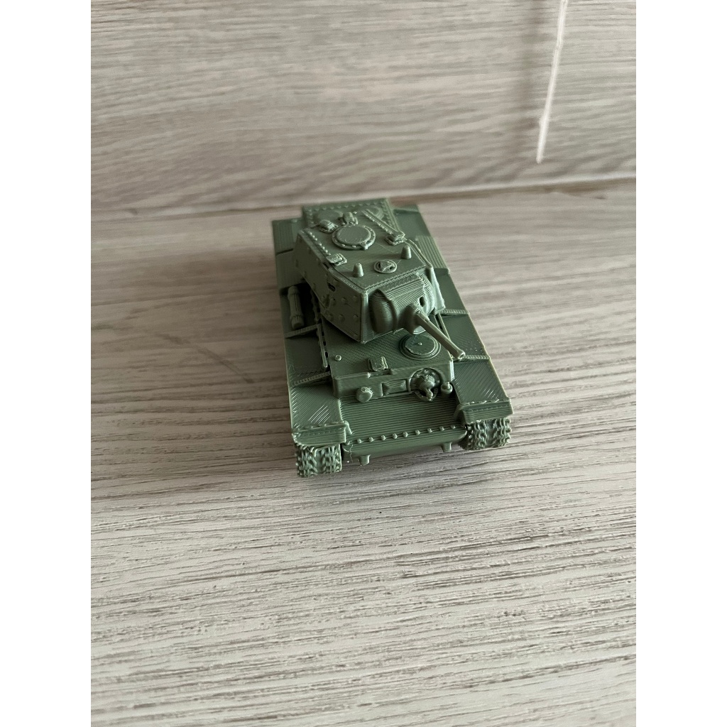 Tank KV-1E, scale 72, 3d printed tank, diecast militer