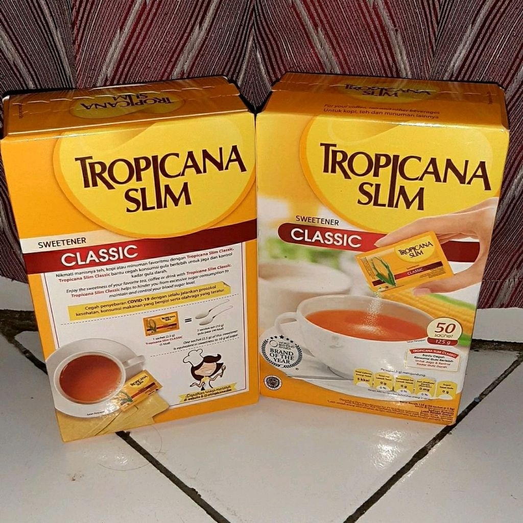 

Tropicana slim ~ CLASSIC ~ isi 50 sachet Gula Sugar