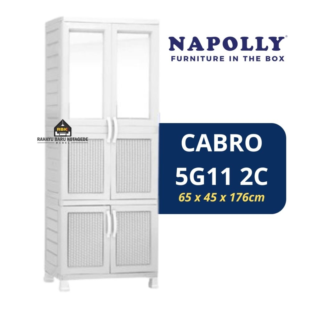 Lemari Pakaian Plastik Napolly Lemari Cabro Kaca Lemari Susun Jogja
