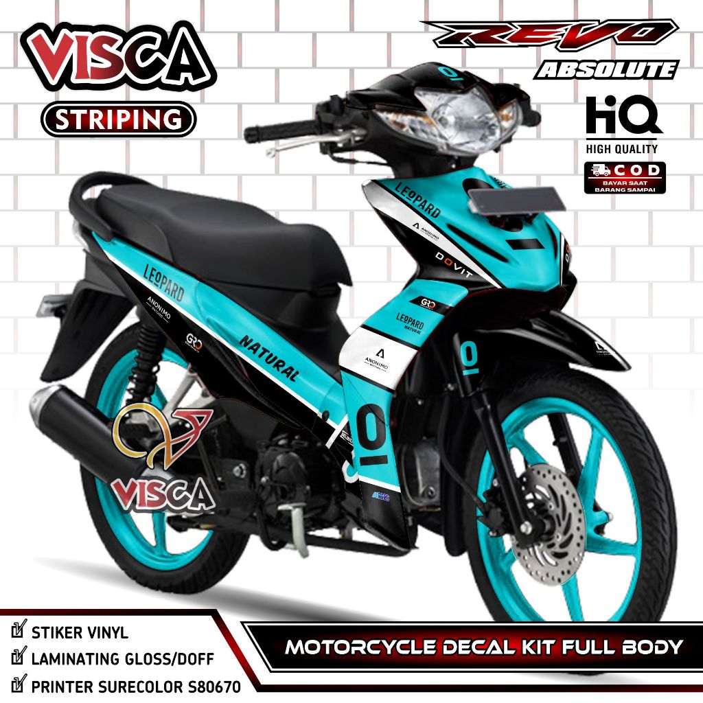 Decal Revo Absolute 110 Full Body - Stiker Revo Absolute 110 Full Body - Dekal Revo Absolute 110 Ful