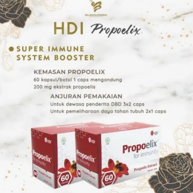 

PROPOELIX HDl Madu 30 & 60 KAPSUL ORIGINAL Untuk Daya Tahan Tubuh Imun For Immunity