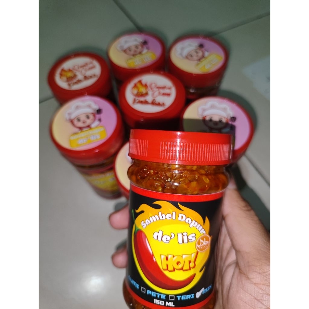 

sambel ayam suwir dapur de'lis