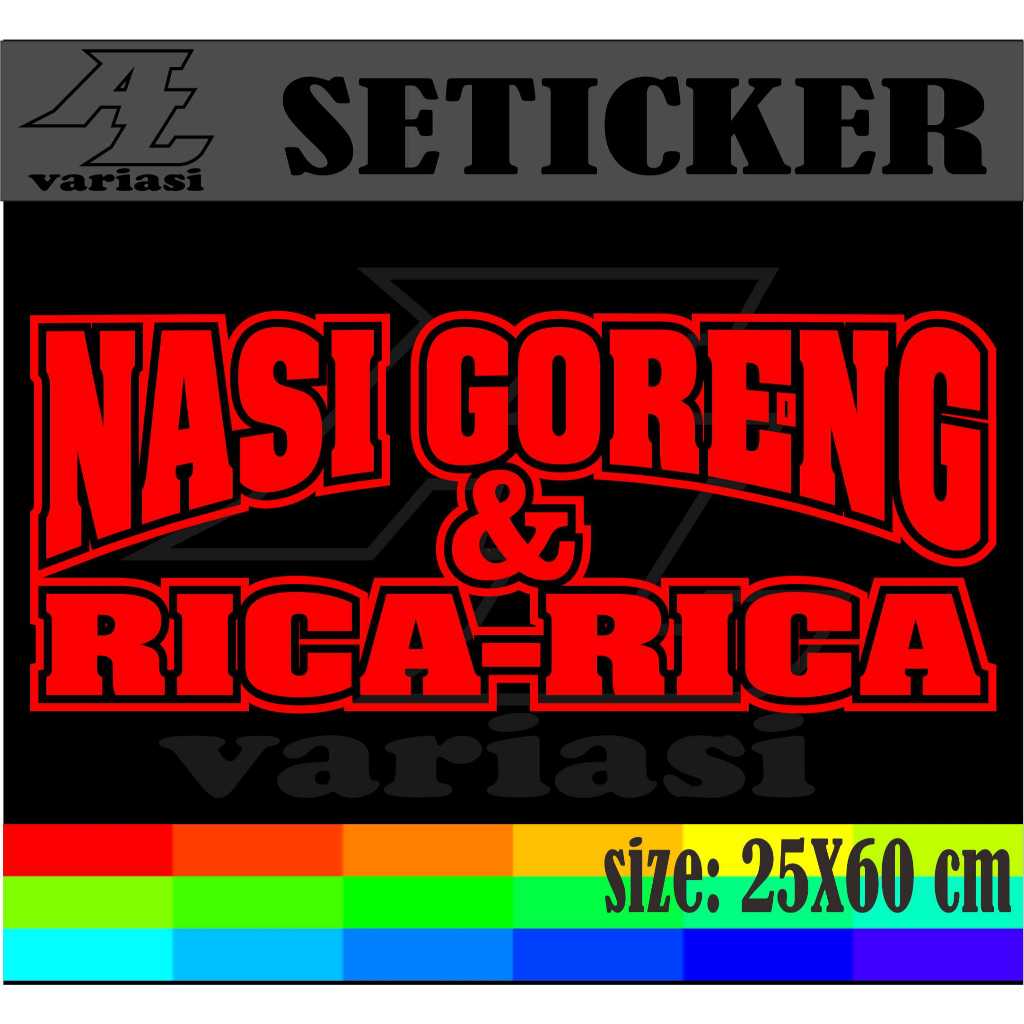 

Variasi Stiker Nasi Goreng & Rica-Rica Variasi Bolong Ukuran 25x60 cm untuk Jualan Anda