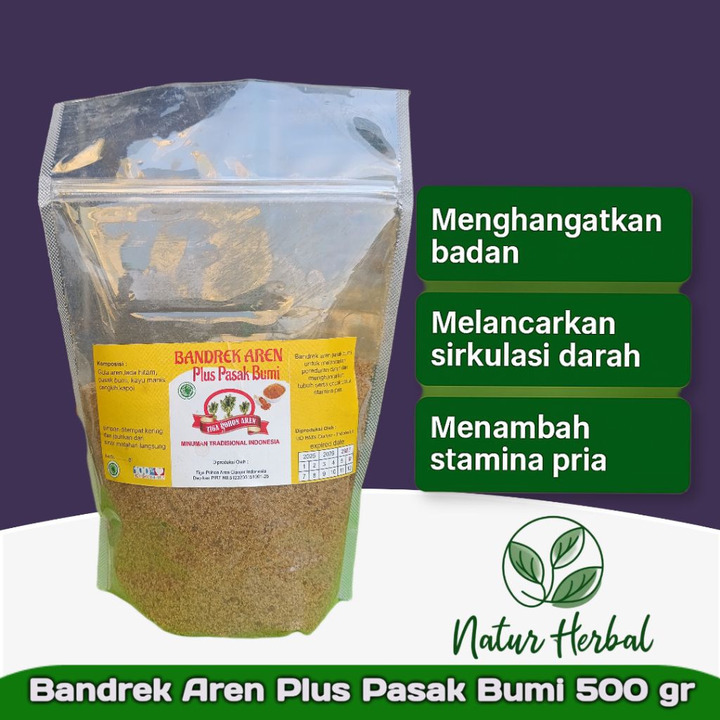 

Bandrek Aren Plus Pasak Bumi - Minuman Tradisional Herbal Penghangat & Stamina Pria