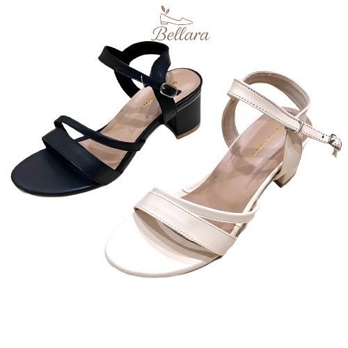 Bellara Sandal Wanita Heels Hak Tahu 5cm ELEGANT & MODIS QL03
