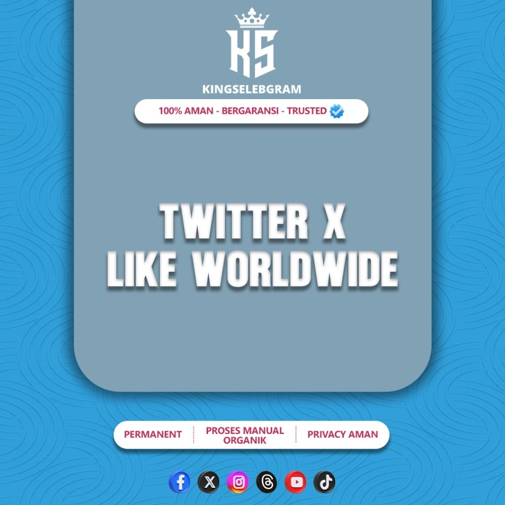 Like Twitter Permanen Real User Non Drop