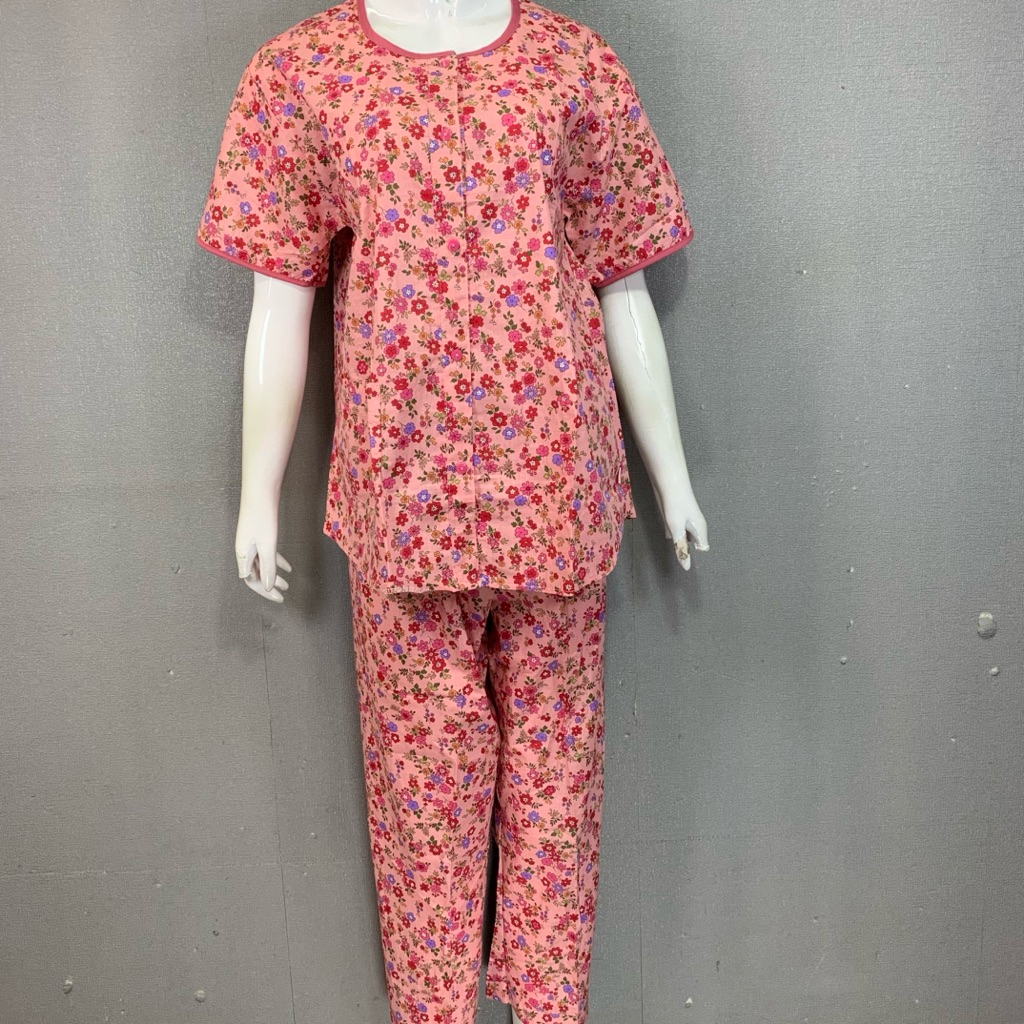 Hoki Sheila Pink Standar Cp Baju Tidur | Baju Tidur Hoki Sheila | Baju Tidur Katun Sabata